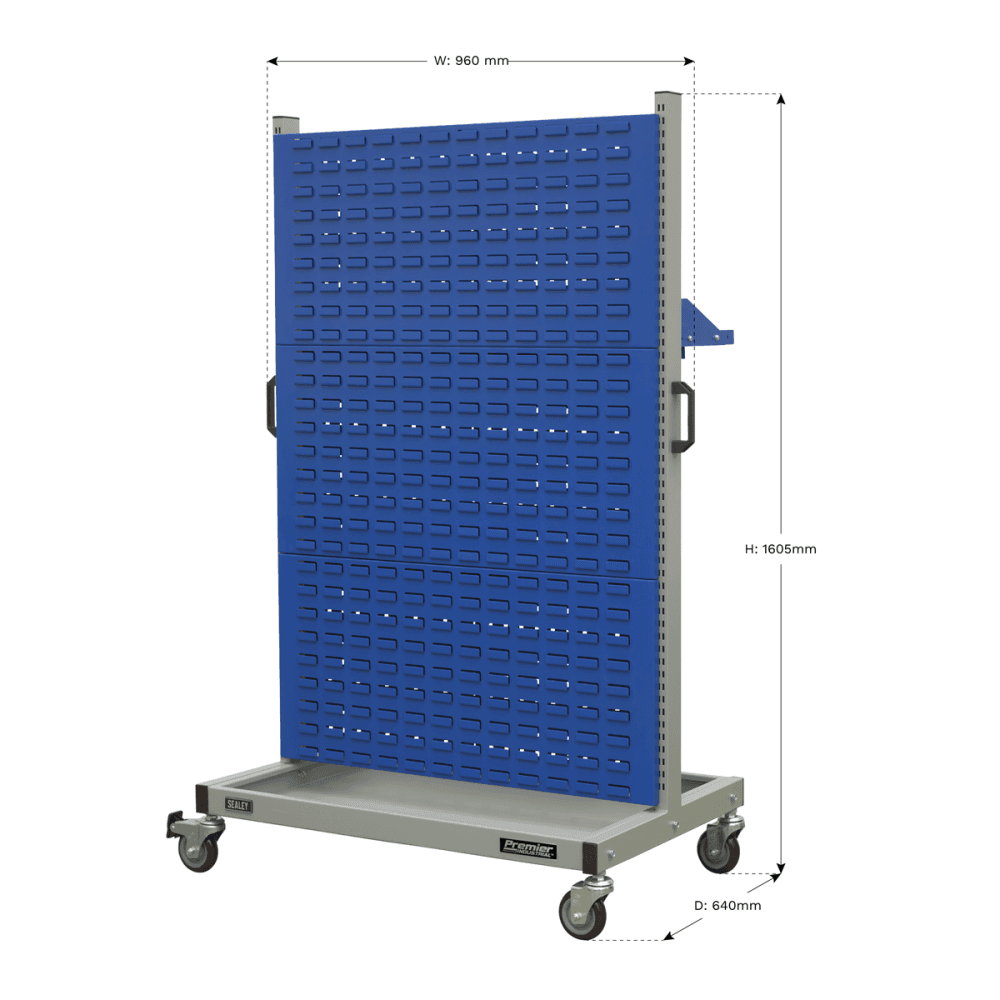 Sealey Industrial Mobile Storage System with Shelf Model No-APICCOMBO1