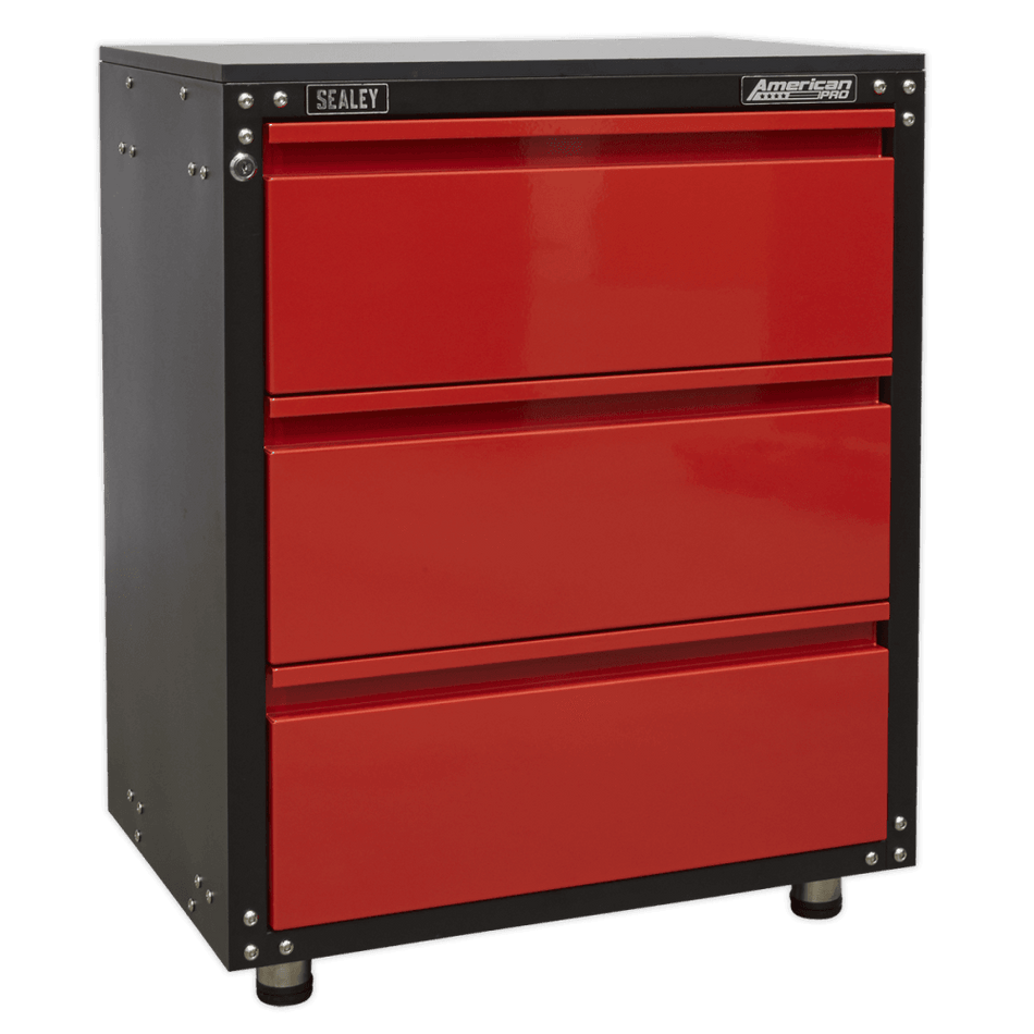 Sealey Modular 3 Drawer Cabinet with Worktop 665mm Model No-APMS82