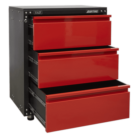 Sealey Modular 3 Drawer Cabinet with Worktop 665mm Model No-APMS82