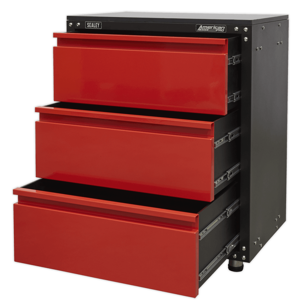 Sealey Modular 3 Drawer Cabinet with Worktop 665mm Model No-APMS82
