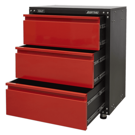 Sealey Modular 3 Drawer Cabinet with Worktop 665mm Model No-APMS82