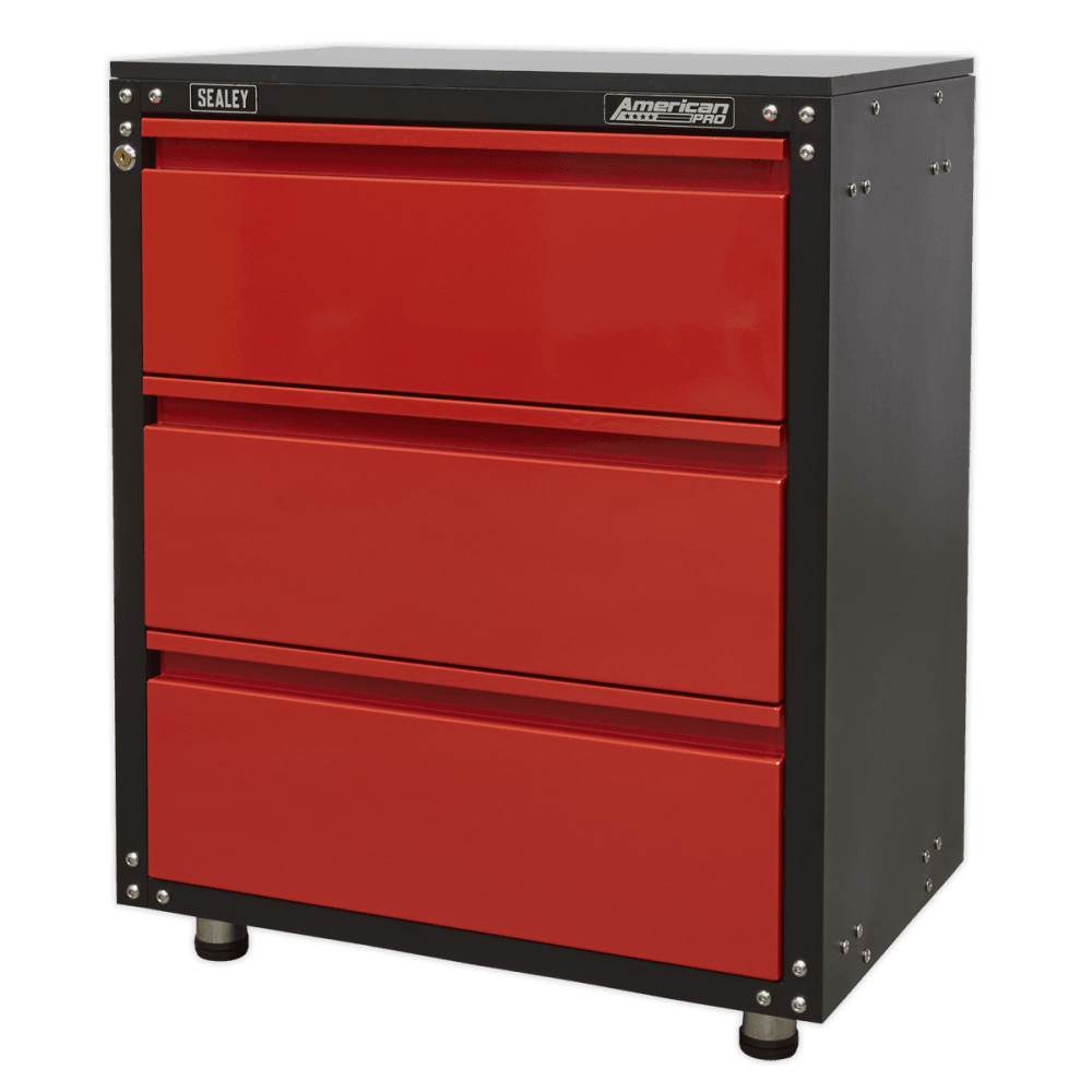 Sealey Modular 3 Drawer Cabinet with Worktop 665mm Model No-APMS82