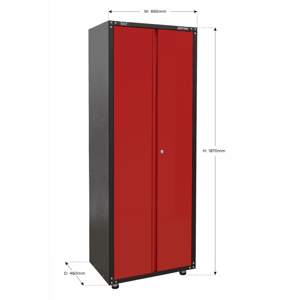 Sealey Modular 2 Door Full Height Cabinet 665mm Model No-APMS83