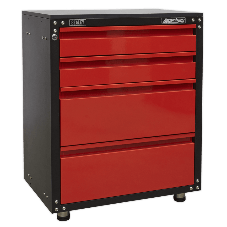 Sealey Modular 4 Drawer Cabinet with Worktop 665mm Model No-APMS84