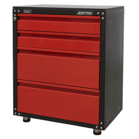 Sealey Modular 4 Drawer Cabinet with Worktop 665mm Model No-APMS84