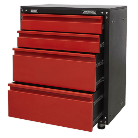 Sealey Modular 4 Drawer Cabinet with Worktop 665mm Model No-APMS84