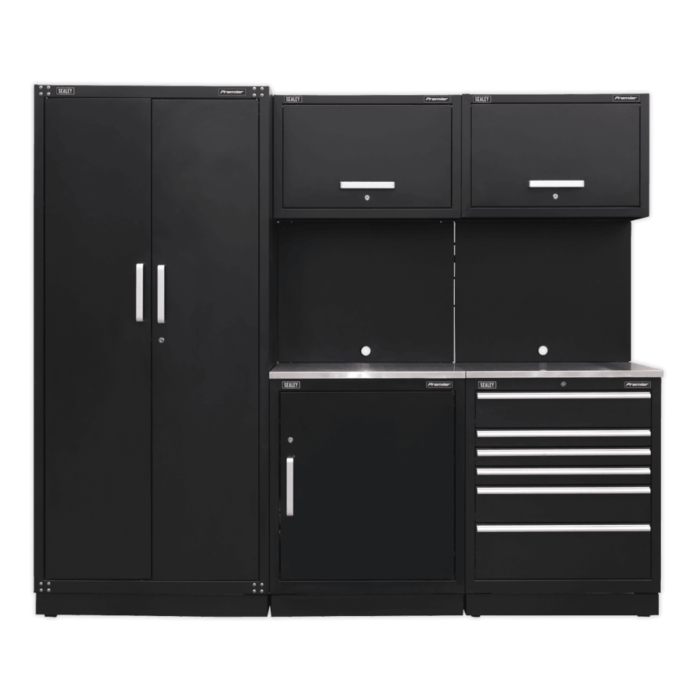 Sealey Modular Storage System Combo - Stainless Steel Worktop Model No-APMSCOMBO1SS