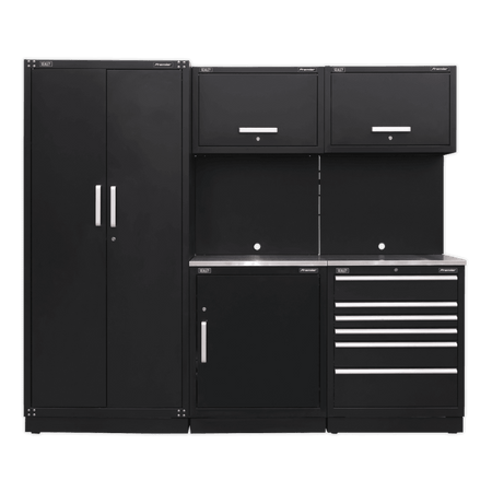 Sealey Modular Storage System Combo - Stainless Steel Worktop Model No-APMSCOMBO1SS