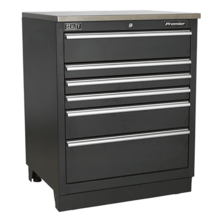Sealey Modular Storage System Combo - Stainless Steel Worktop Model No-APMSCOMBO1SS