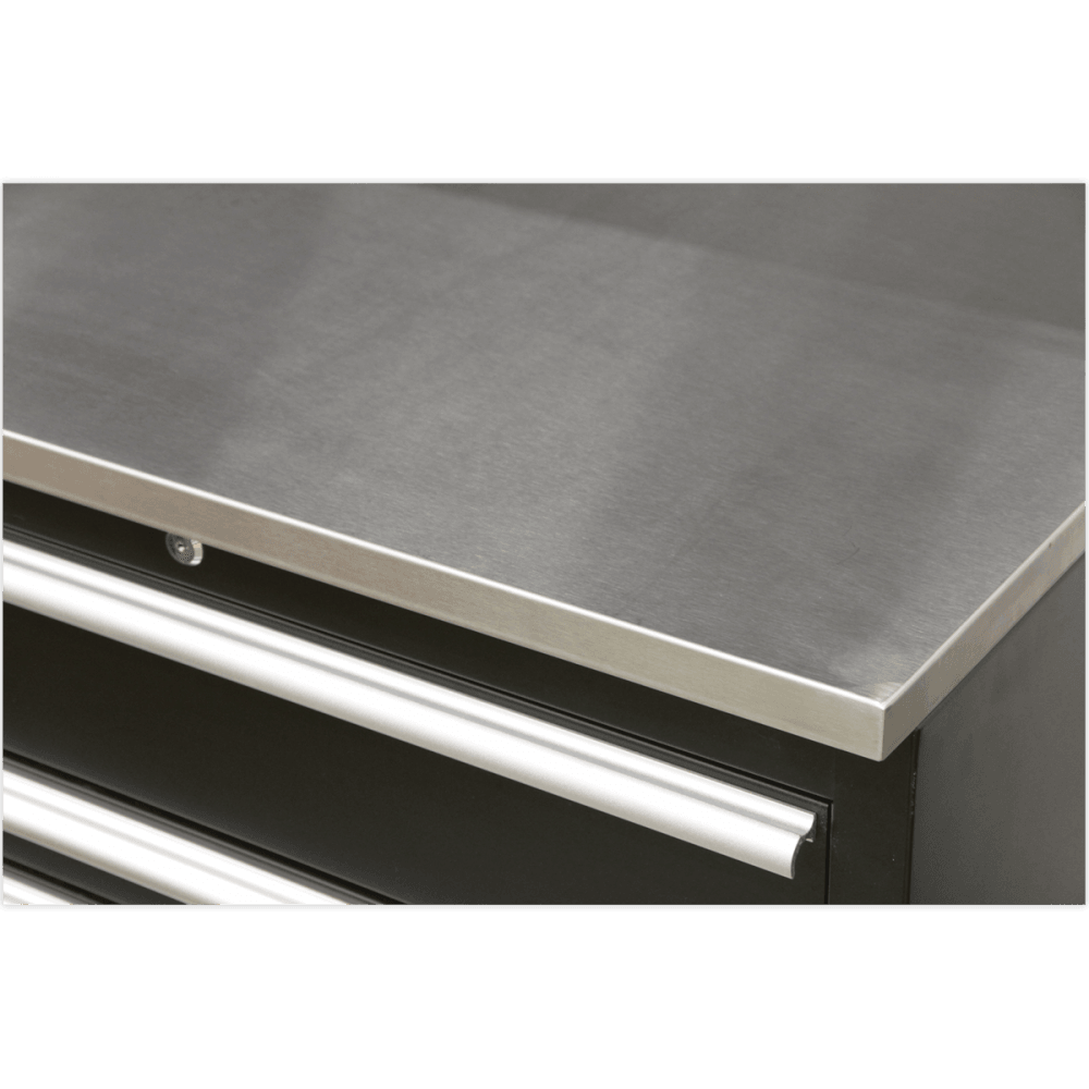 Sealey Modular Storage System Combo - Stainless Steel Worktop Model No-APMSCOMBO1SS