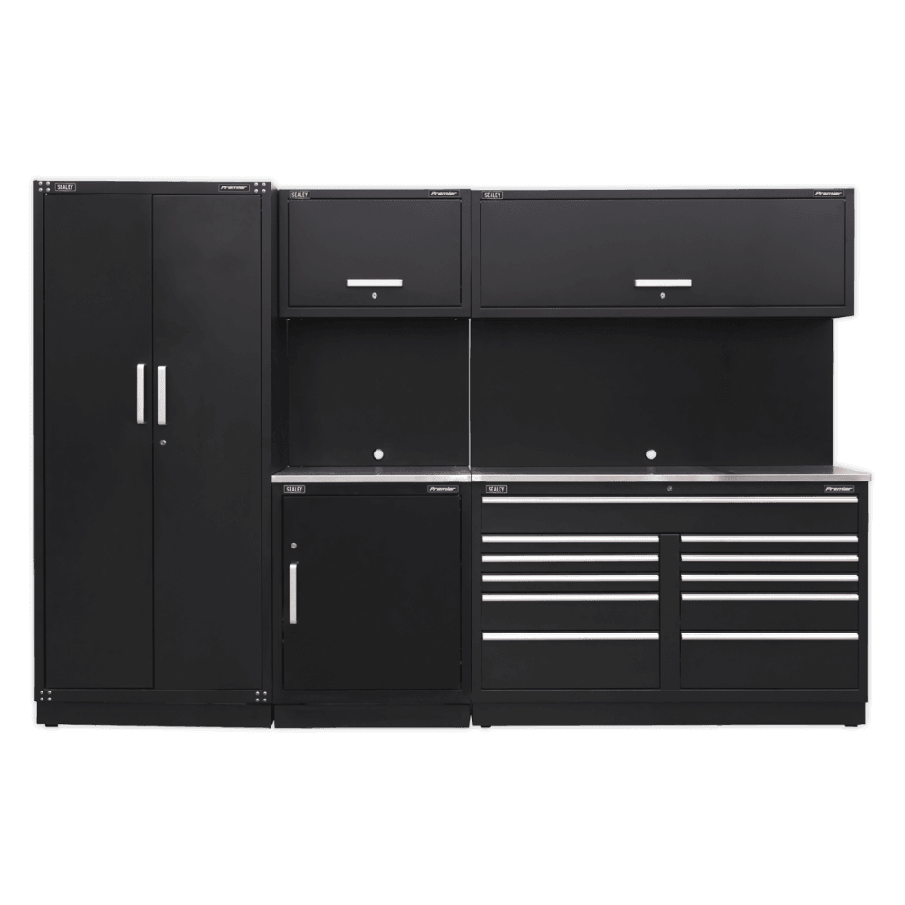 Sealey Modular Storage System Combo - Stainless Steel Worktop Model No-APMSCOMBO2SS