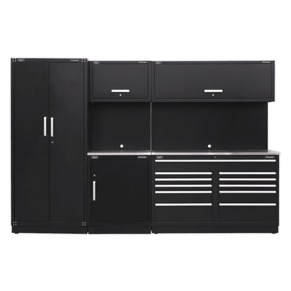 Sealey Modular Storage System Combo - Stainless Steel Worktop Model No-APMSCOMBO2SS
