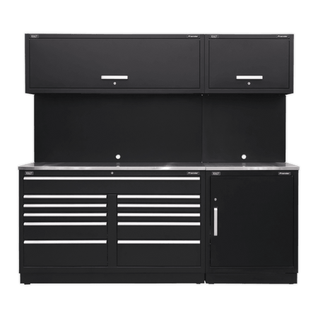 Sealey Modular Storage System Combo - Stainless Steel Worktop Model No-APMSCOMBO4SS