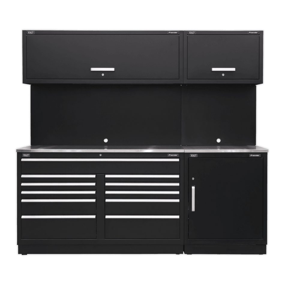 Sealey Modular Storage System Combo - Stainless Steel Worktop Model No-APMSCOMBO4SS