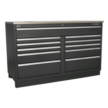 Sealey Modular Storage System Combo - Oak Worktop Model No-APMSCOMBO4W