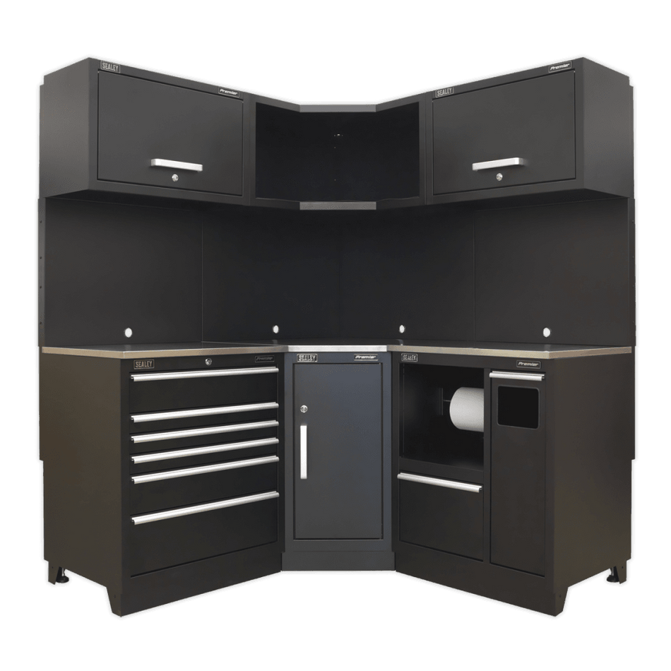 Sealey Modular Storage System Combo - Stainless Steel Worktop Model No-APMSCOMBO6SS
