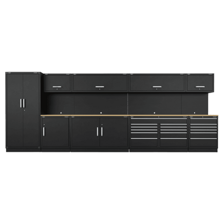 Sealey Complete Modular Workshop Storage Combination - Oak Worktop Model No-APMSOAK