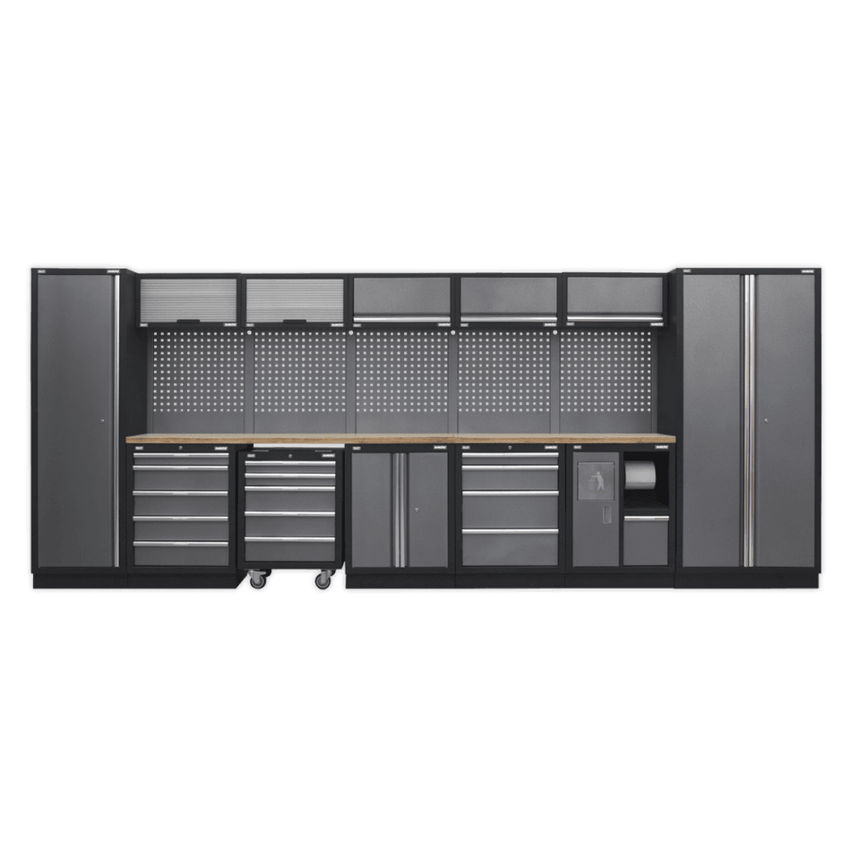 Sealey Modular Storage System Combo - Pressed Wood Worktop Model No-APMSSTACK01W
