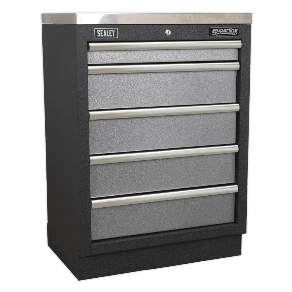 Sealey Modular Storage System Combo - Stainless Steel Worktop Model No-APMSSTACK02SS