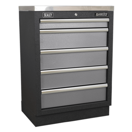 Sealey Modular Storage System Combo - Stainless Steel Worktop Model No-APMSSTACK02SS