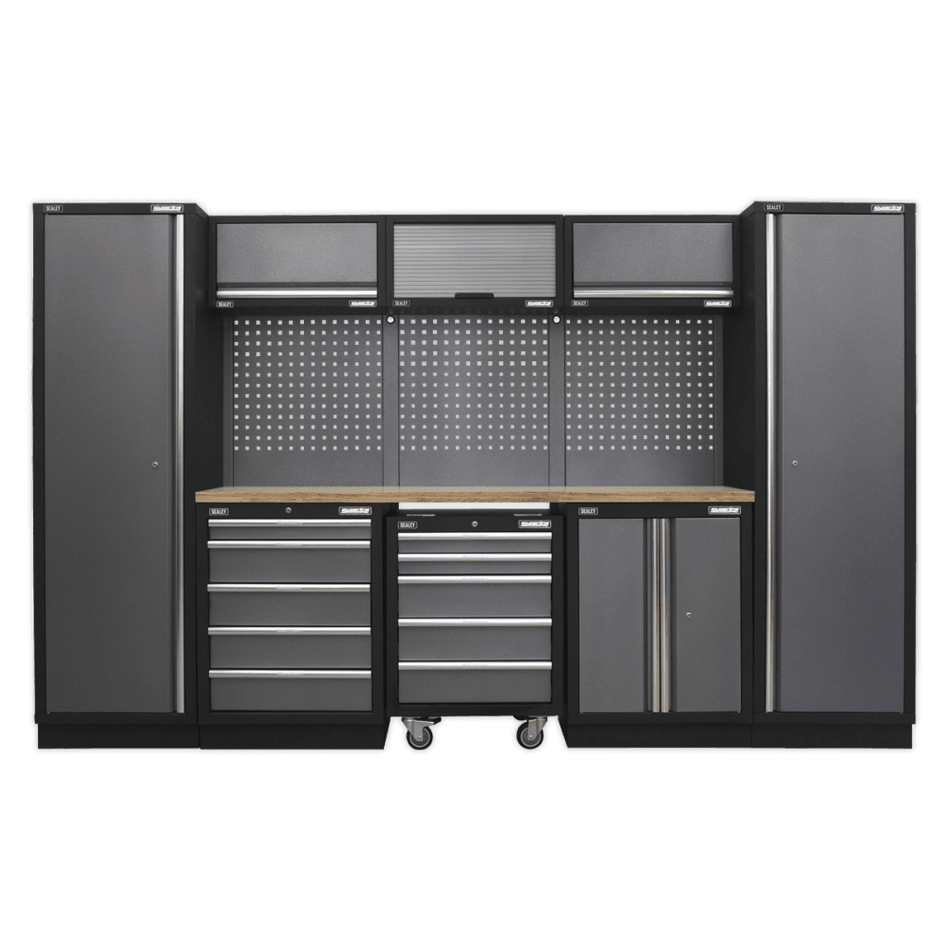 Sealey Modular Storage System Combo - Pressed Wood Worktop Model No-APMSSTACK03W