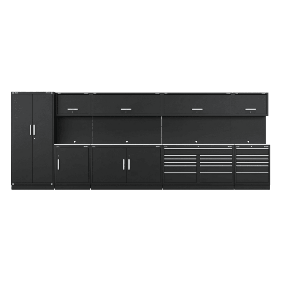 Sealey Complete Modular Workshop Storage Combination - Stainless Steel Worktop Model No-APMSSTEEL