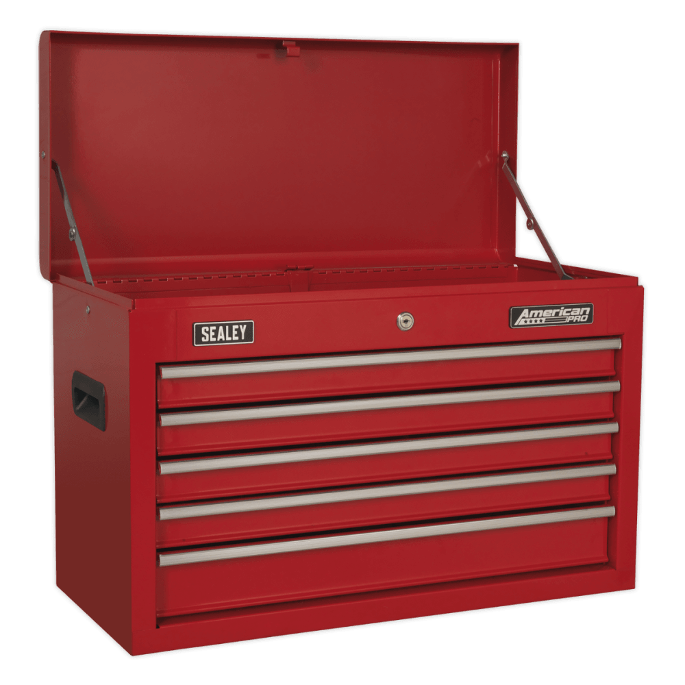 Sealey Topchest, Mid-Box & Rollcab 14 Drawer Stack - Red Model No-AP22STACK