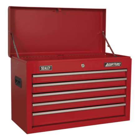 Sealey Topchest, Mid-Box & Rollcab 14 Drawer Stack - Red Model No-AP22STACK