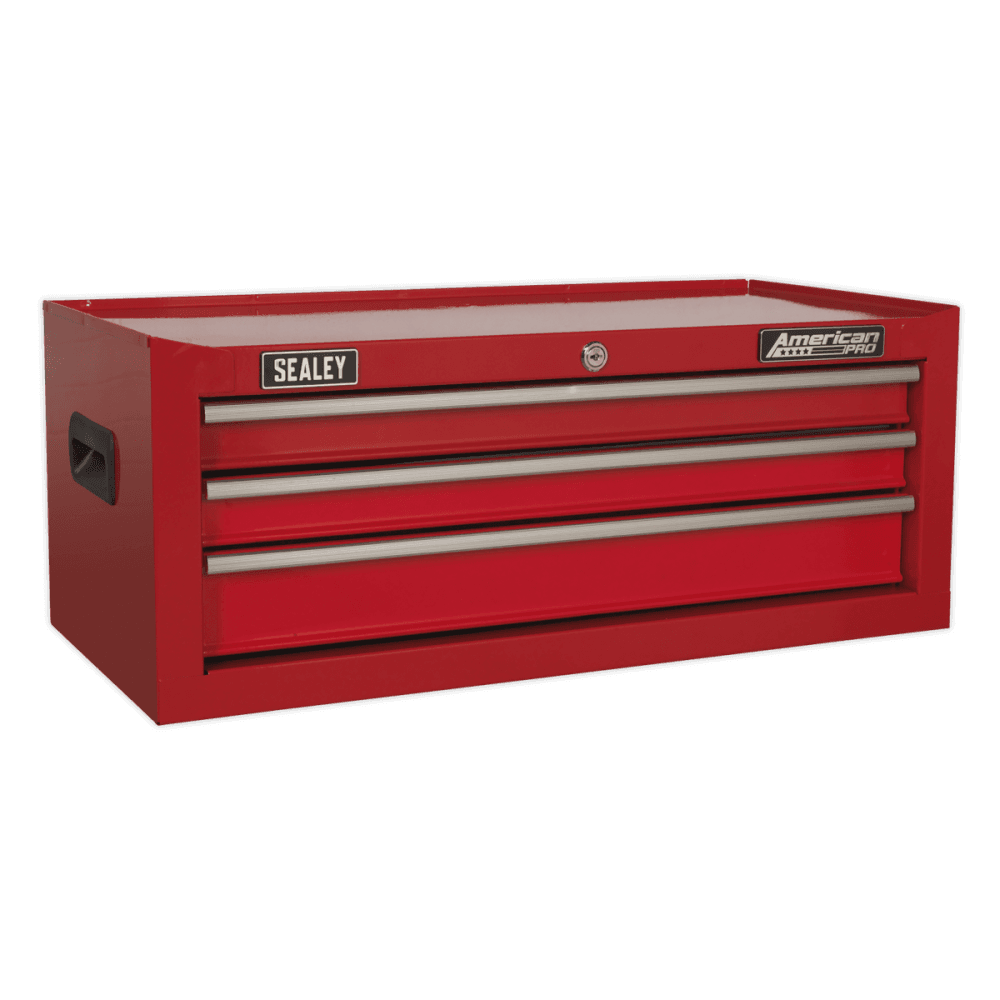 Sealey Topchest, Mid-Box & Rollcab 14 Drawer Stack - Red Model No-AP22STACK