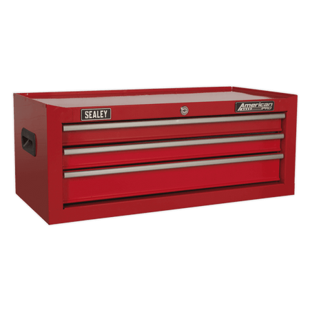 Sealey Topchest, Mid-Box & Rollcab 14 Drawer Stack - Red Model No-AP22STACK