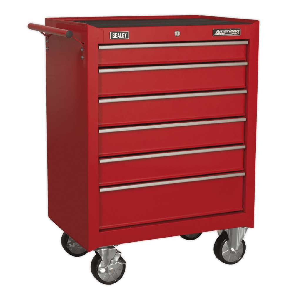 Sealey Topchest, Mid-Box & Rollcab 14 Drawer Stack - Red Model No-AP22STACK