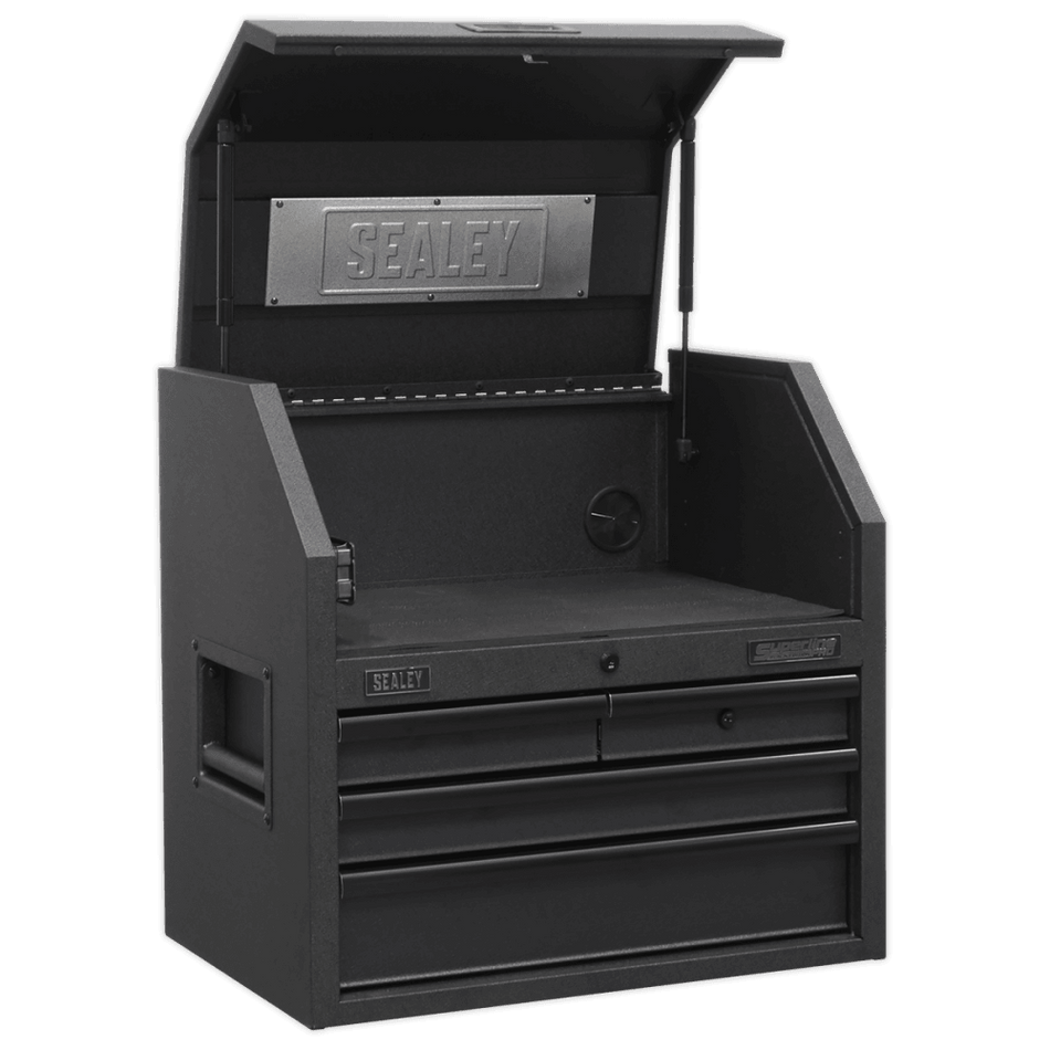 Sealey Topchest 4 Drawer 660mm with Soft Close Drawers & Power Strip Model No-AP2704BE