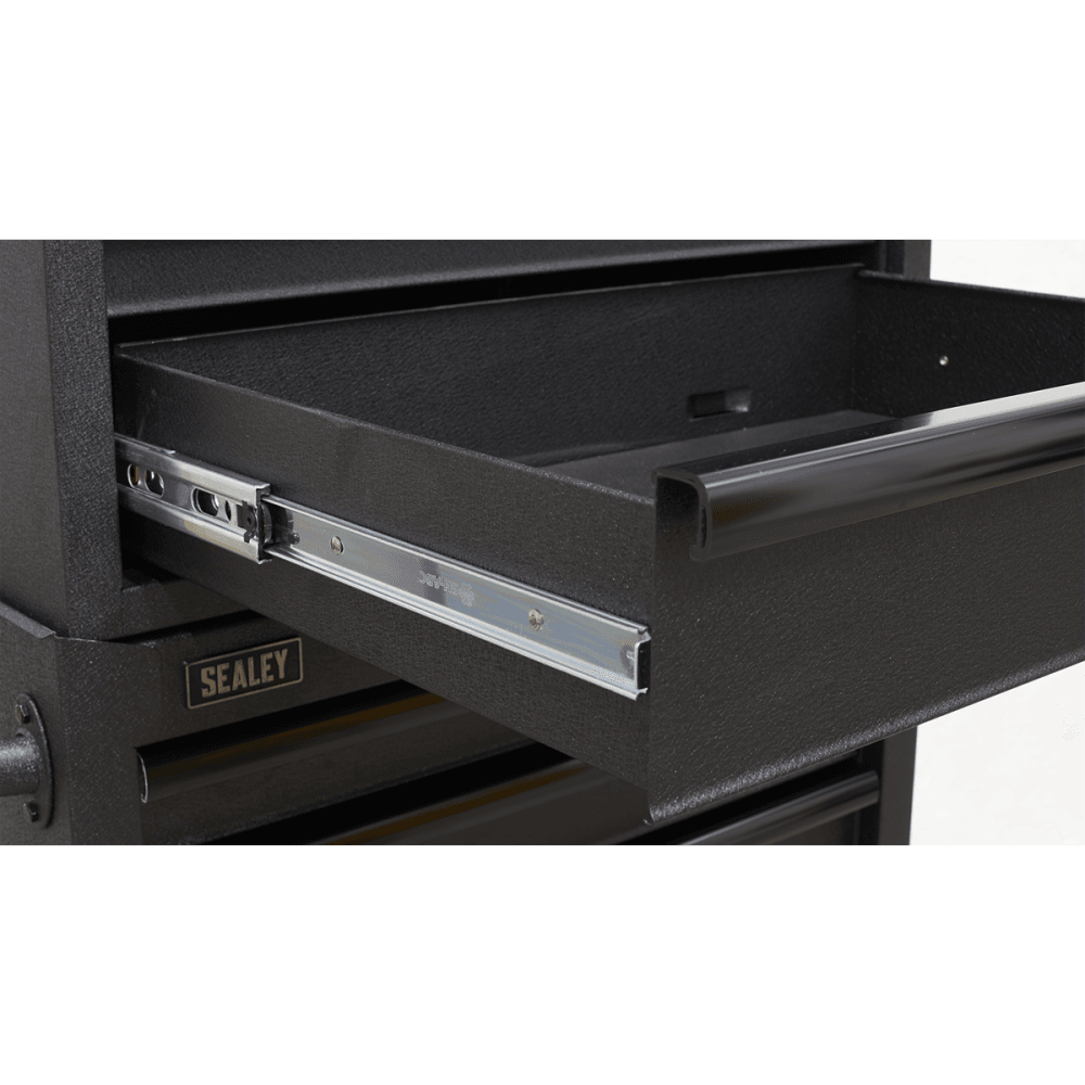 Sealey Superline PRO® Black Edition Topchest with 4 Soft Close Drawers & Power Bar 660mm Model No-AP2704BE