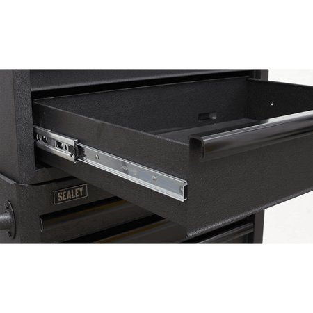 Sealey Superline PRO® Black Edition Topchest with 4 Soft Close Drawers & Power Bar 660mm Model No-AP2704BE