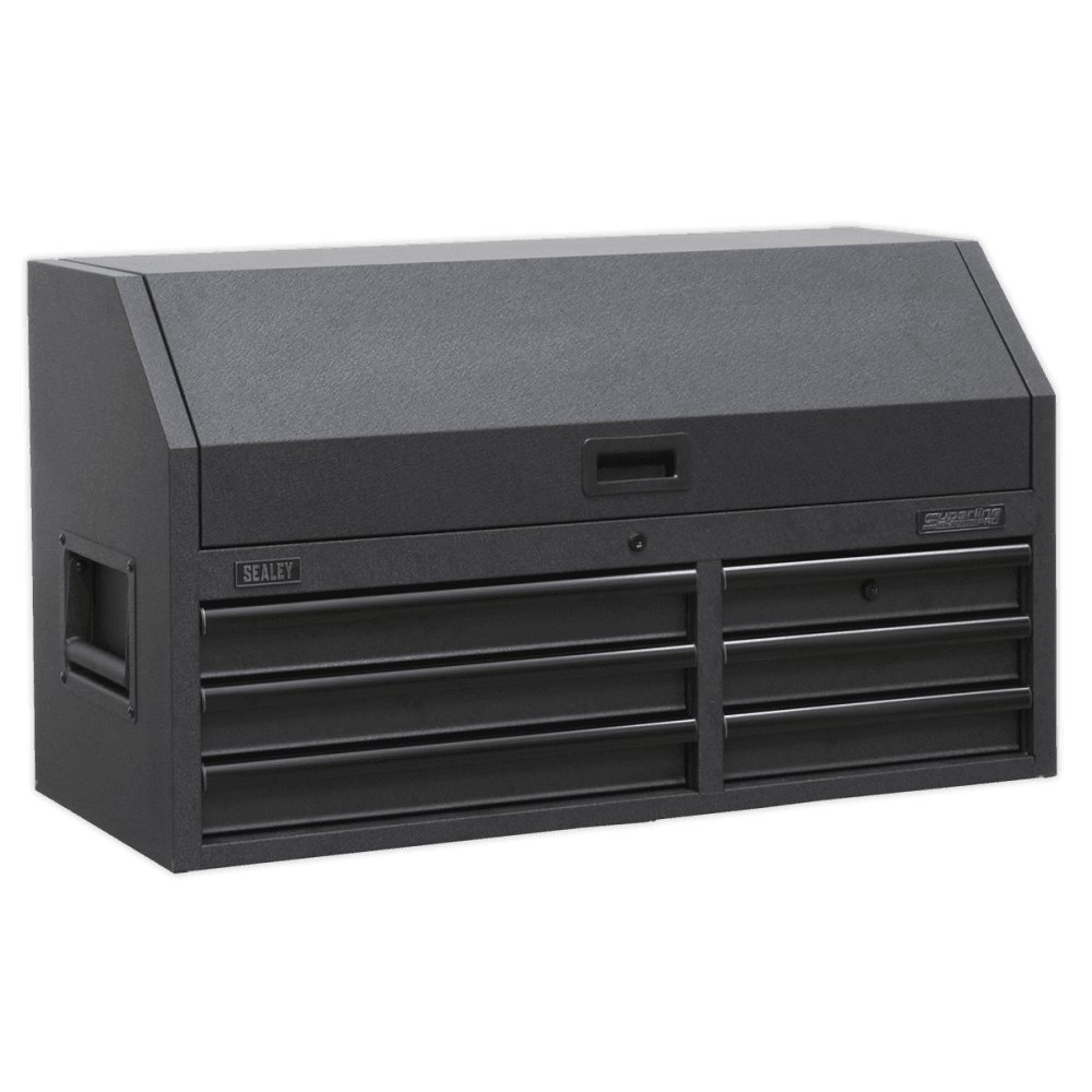 Sealey Superline PRO® Black Edition Topchest with 6 Soft Close Drawers & Power Bar 1030mm Model No-AP4106BE