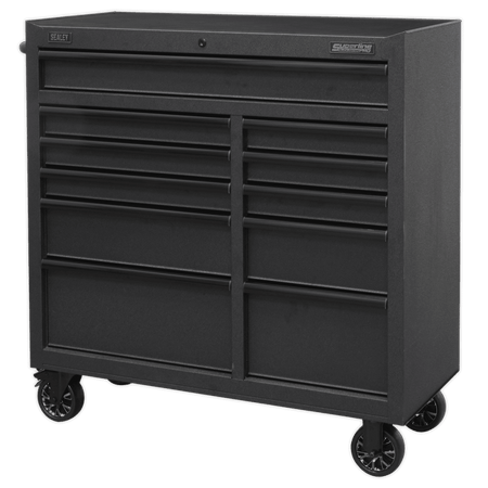 Sealey Superline PRO® Black Edition Rollcab with 11 Soft Close Drawers 1040mm Model No-AP4111BE