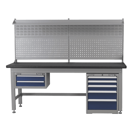 Sealey 1.5mtr Complete Industrial Workstation & Cabinet Combo Model No-API1500COMB02