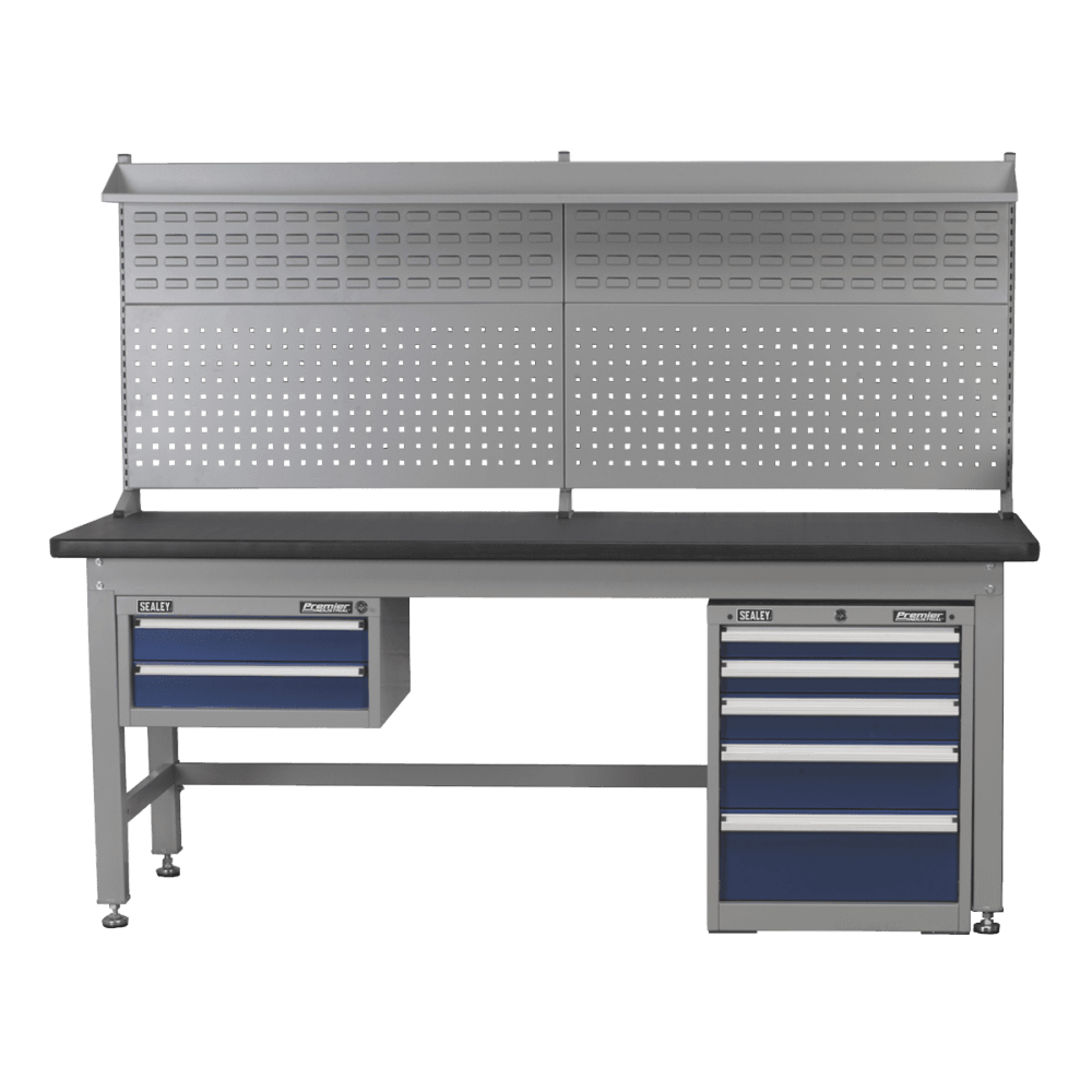 Sealey 1.8mtr Complete Industrial Workstation & Cabinet Combo Model No-API1800COMB02