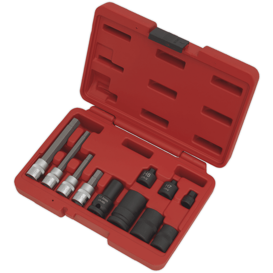 Sealey Brake Caliper Socket Set 11pc Model No-VS0465