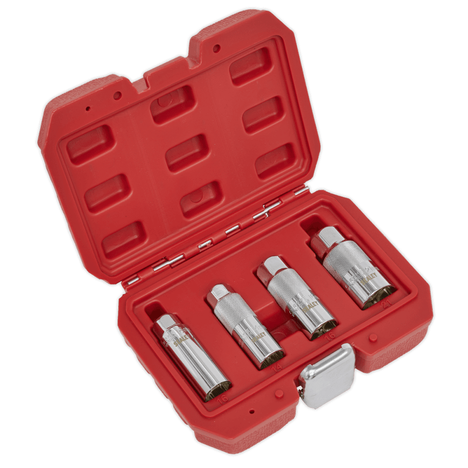 Sealey Magnetic Spark Plug Socket Set 4pc 3/8"Sq Drive Model No-AK65561