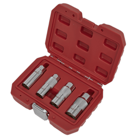 Sealey Magnetic Spark Plug Socket Set 4pc 3/8"Sq Drive Model No-AK65561
