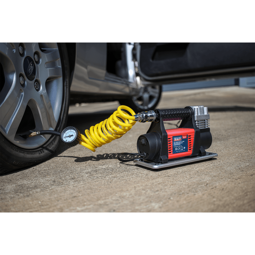 Sealey Mini Air Compressor 12V Heavy-Duty Model No-MAC04