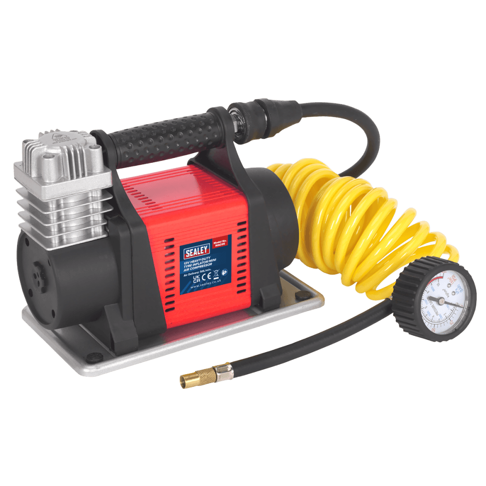 Sealey Mini Air Compressor 12V Heavy-Duty Model No-MAC05