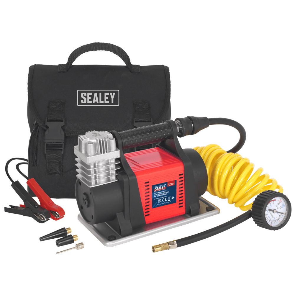 Sealey Mini Air Compressor 12V Heavy-Duty Model No-MAC05