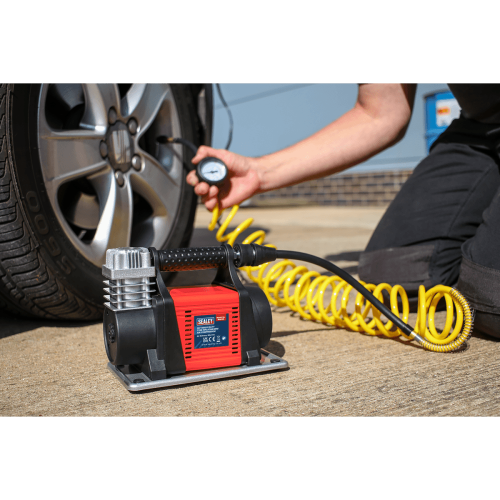 Sealey Mini Air Compressor 12V Heavy-Duty Model No-MAC05