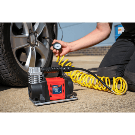 Sealey Mini Air Compressor 12V Heavy-Duty Model No-MAC05