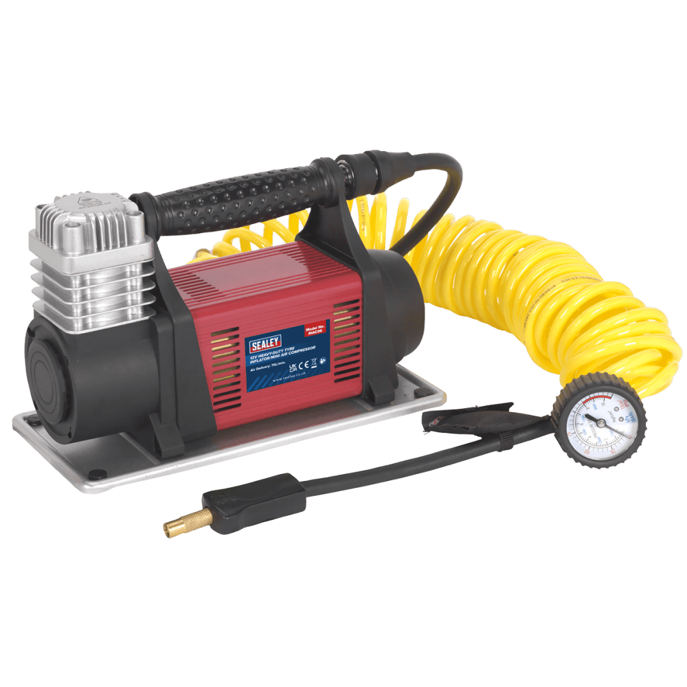 Sealey Mini Air Compressor 12V Heavy-Duty Model No-MAC06