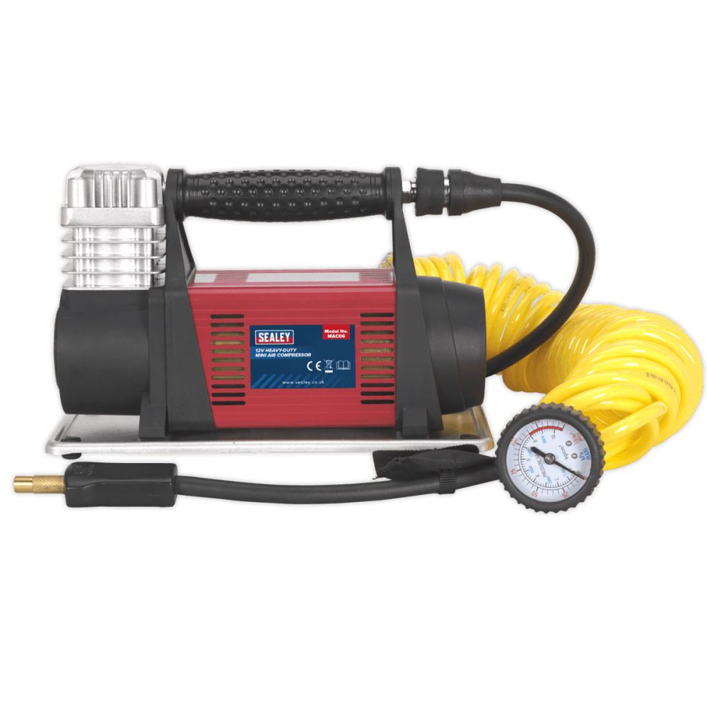 Sealey Mini Air Compressor 12V Heavy-Duty Model No-MAC06