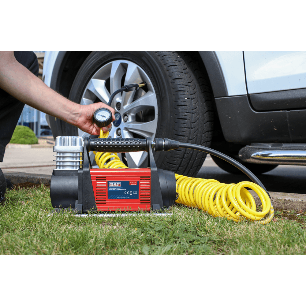 Sealey Mini Air Compressor 12V Heavy-Duty Model No-MAC06