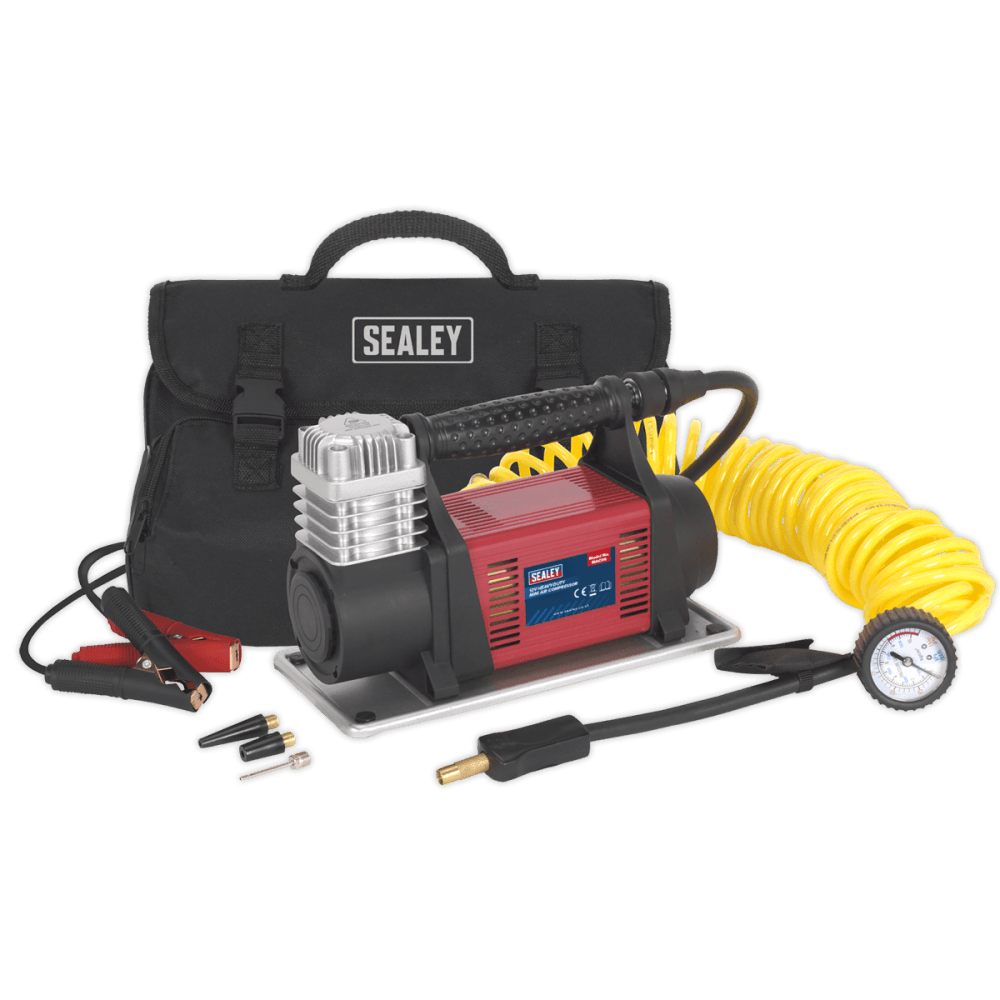 Sealey Mini Air Compressor 12V Heavy-Duty Model No-MAC06